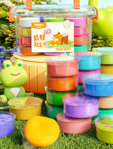 晨光(M&G)文具4D超輕粘土兒童彩泥橡皮泥黏土小學生玩具 24色小狐貍系列